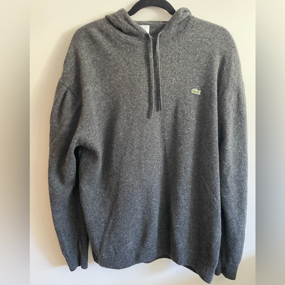 LACOSTE - wool hoodie